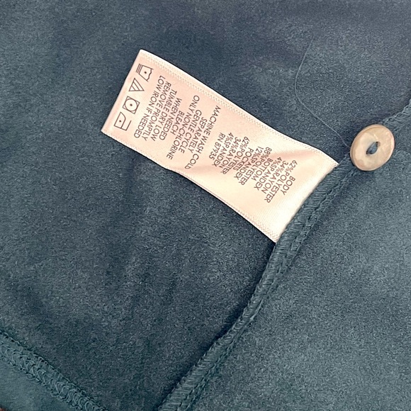 LOGO by Lori Goldstein Teal Lounge Cardigan - Picture 7 of 8